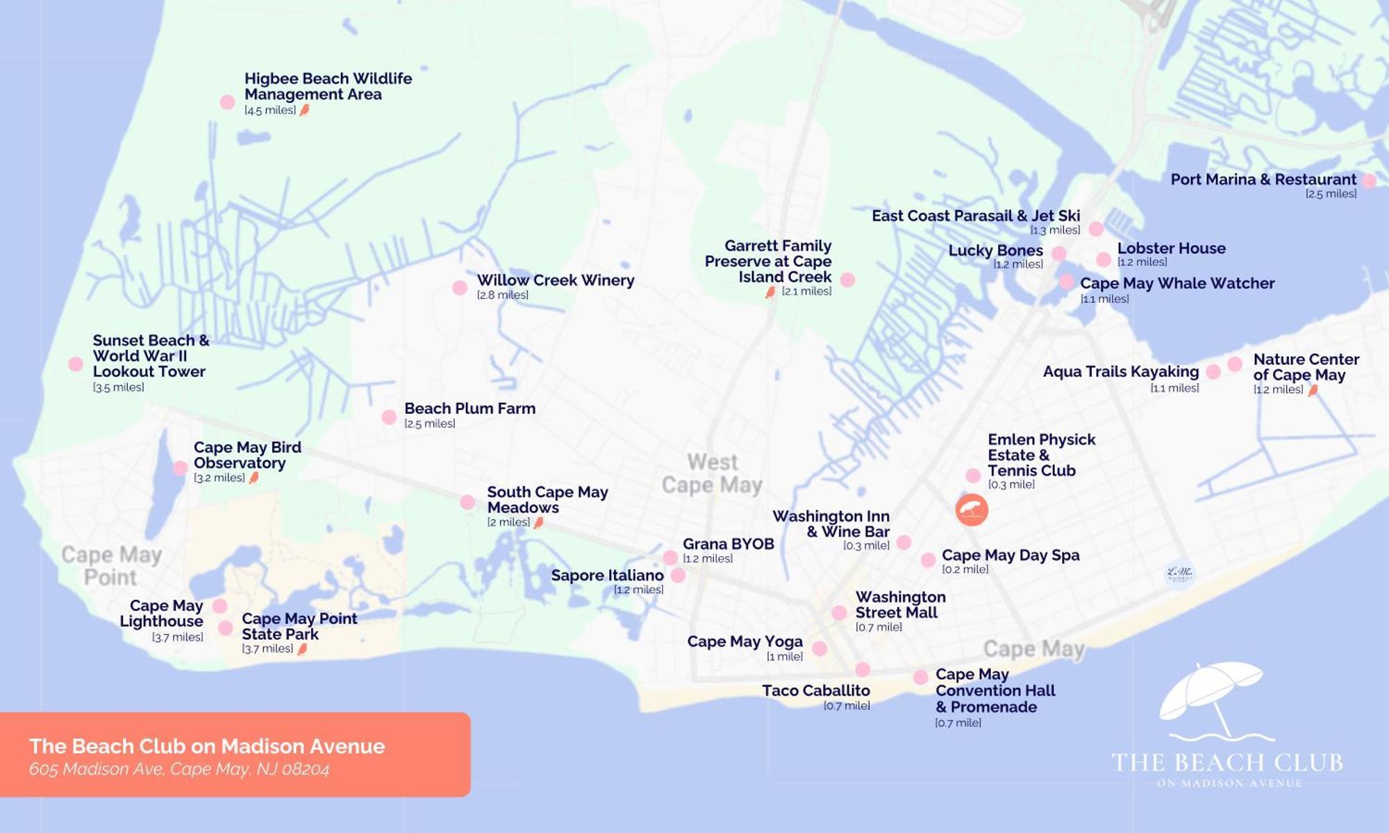 קייפ מאי The Beach Club On Madison Avenue מראה חיצוני תמונה